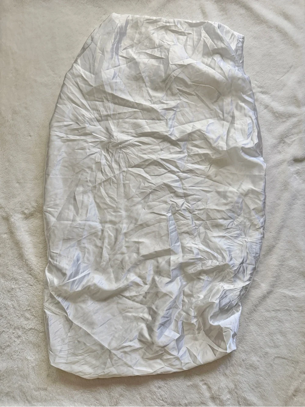 Toddler Fitted Crib Sheets Set of 2 Frozen White Satin